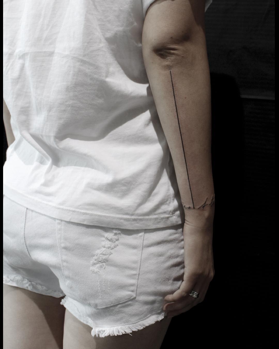 Thin Line Tattoo