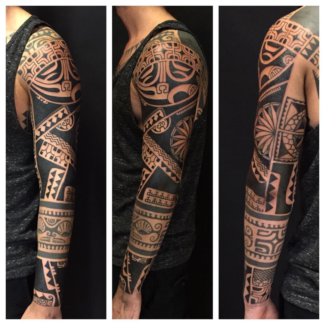 Tribal Sleeve Tattoo