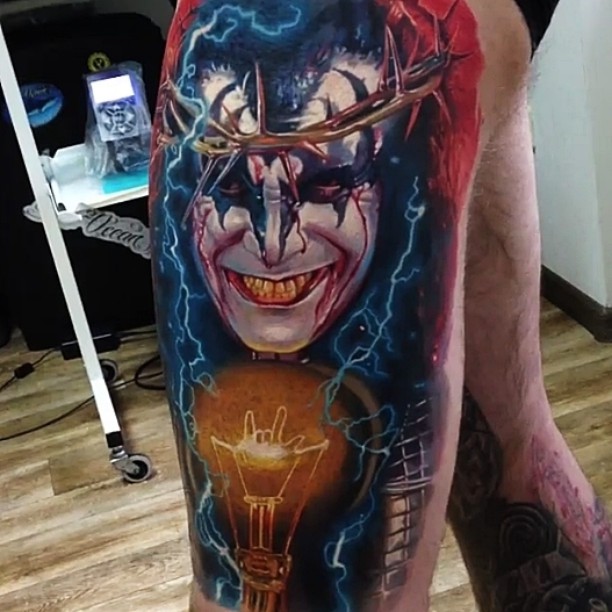 Rock Kiss Tattoo