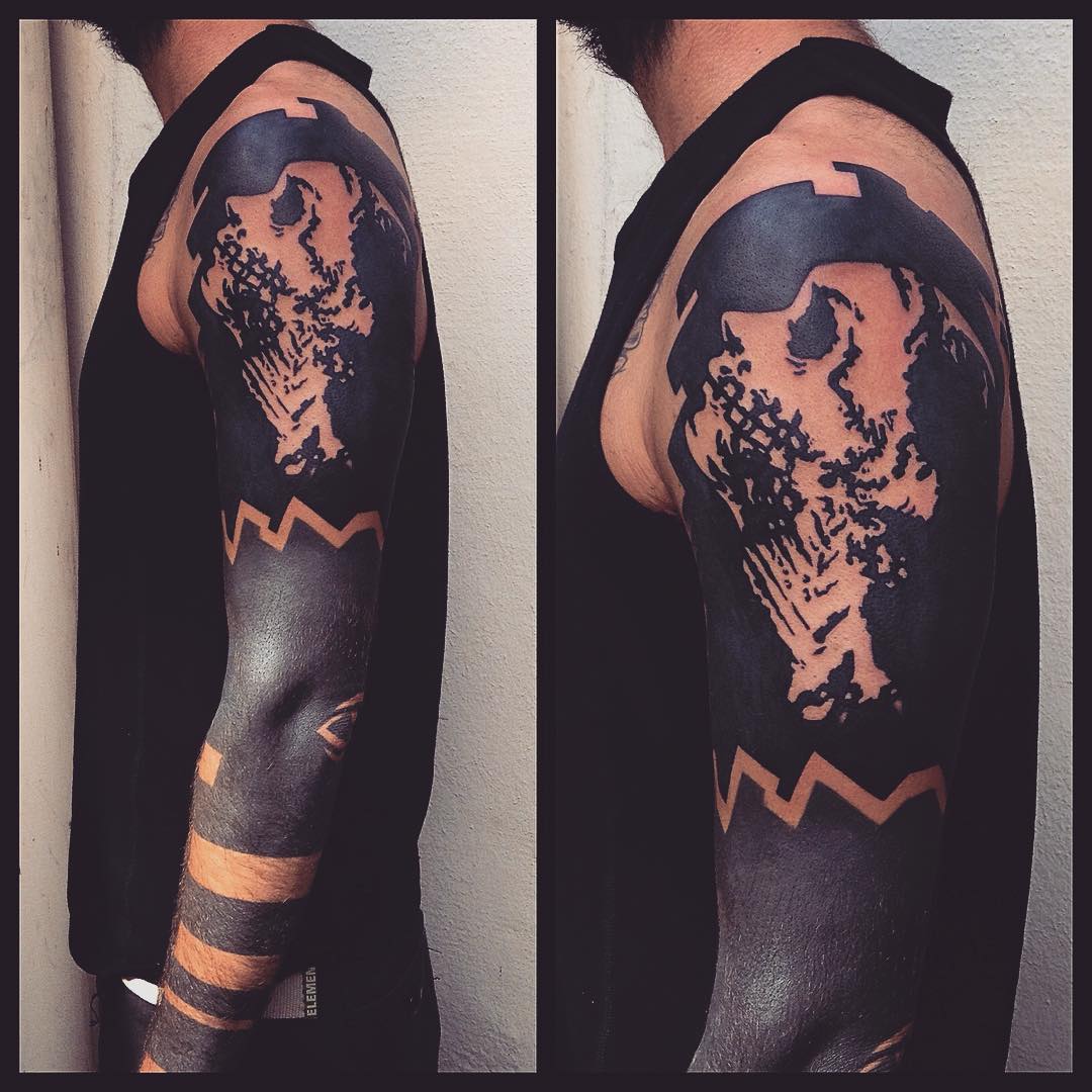 Blackwork Tattoo Sleeve