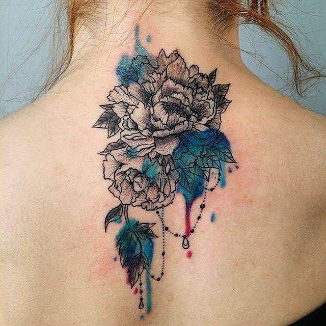 Chrysanthemum Flower Tattoo