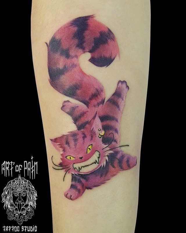 Crazy Cat Tattoo