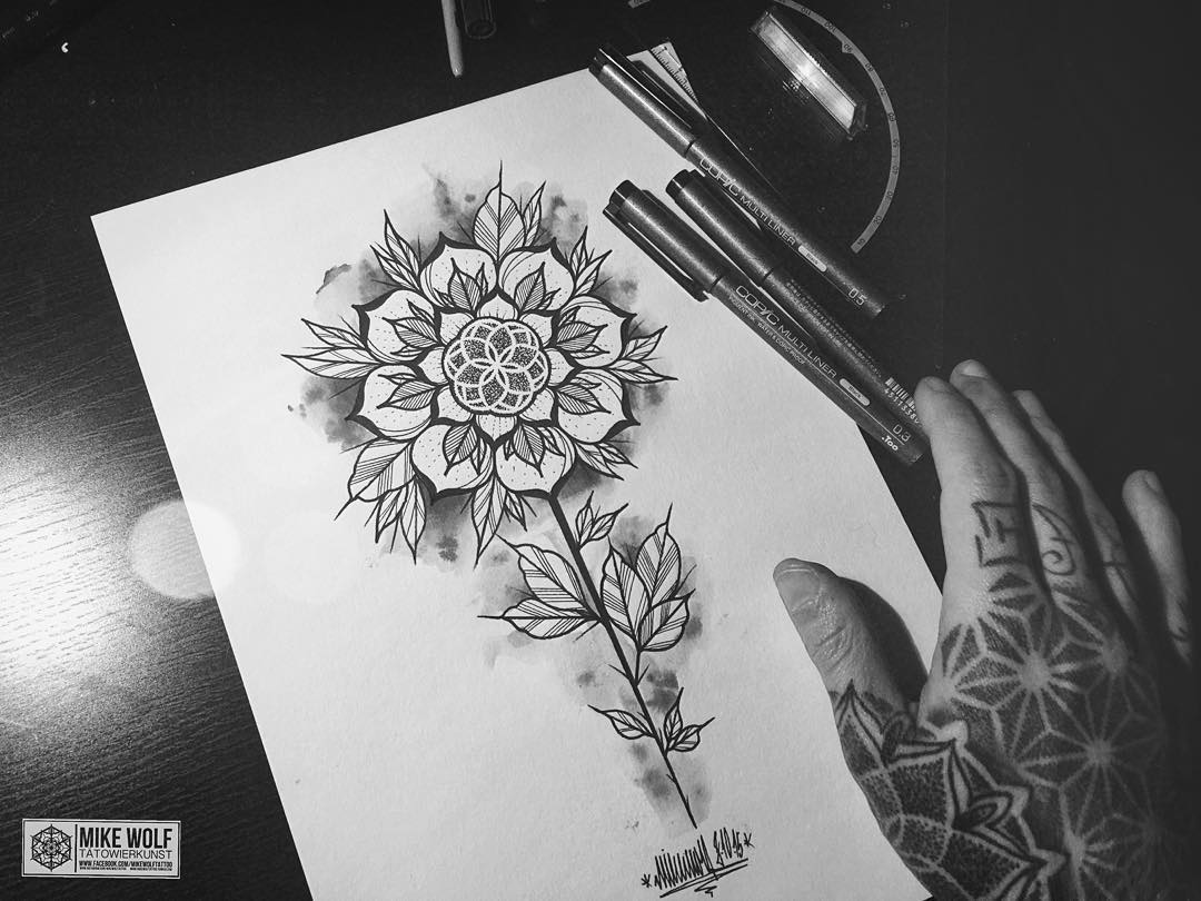 Flower Tattoo Design