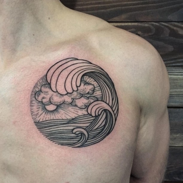 Great Wave Tattoo