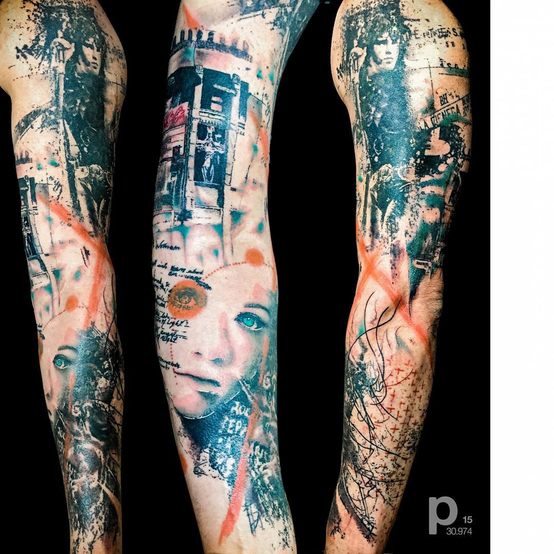 LA Girl Tattoo Sleeve