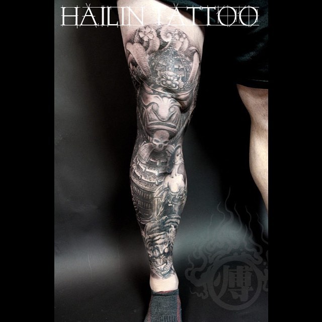 Leg Tattoo Sleeve