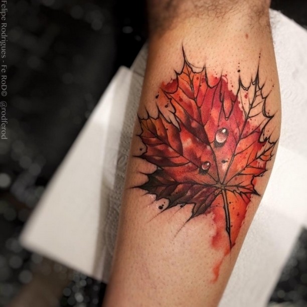 Maple Leaf Tattoo