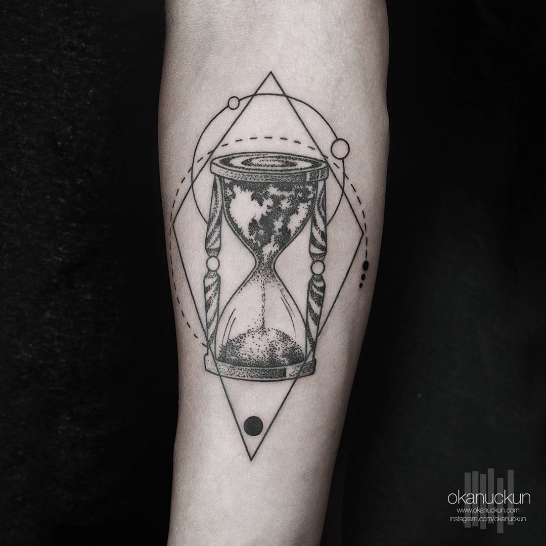 Sand Clock Tattoo