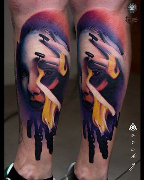 Tattoo Leg