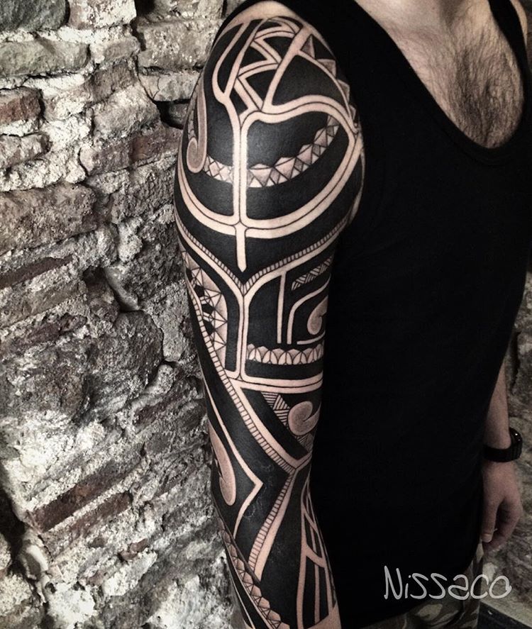 Tribal Tattoo Sleeve