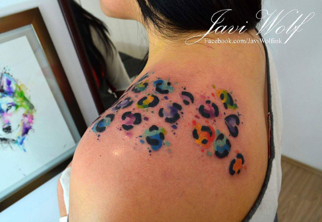 Jaguar fur tattoo