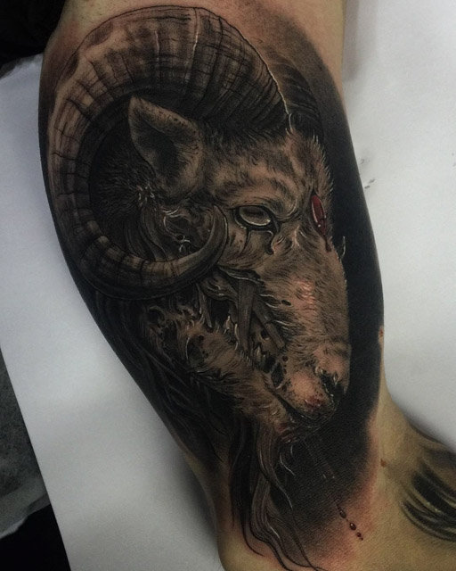 dead ram tattoo