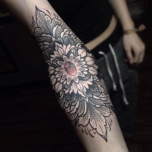 like mandala tattoo