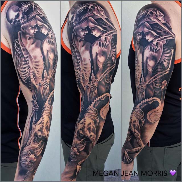 love tattoo sleeve