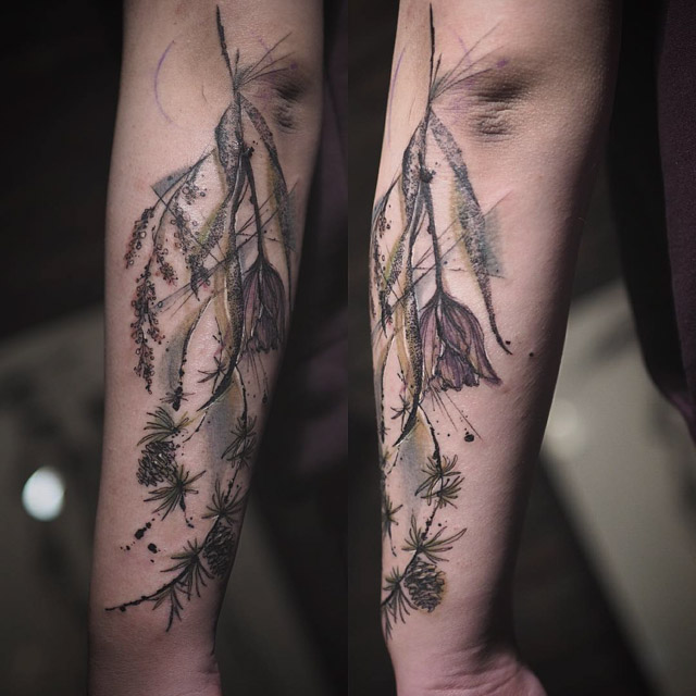 forearm tattoo natural