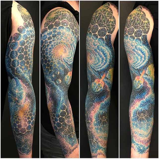 full tattoo sleeve space