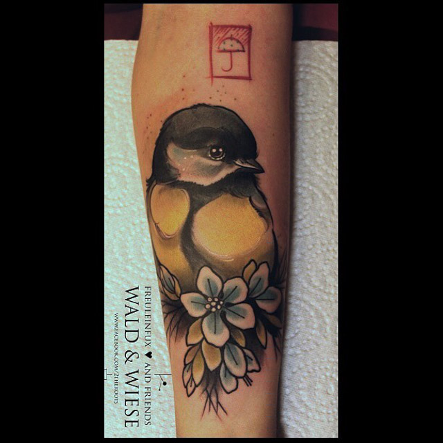 tattoo titmouse