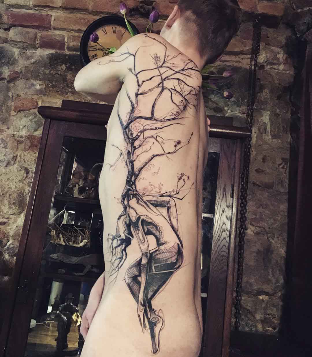 tree tattoo mother Earth