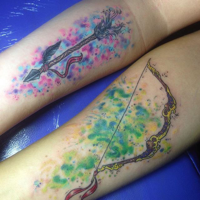 Bow and Arrow Tattoos