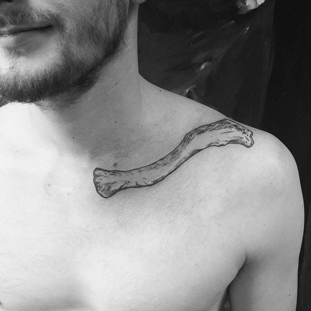 Collar Bone Tattoo