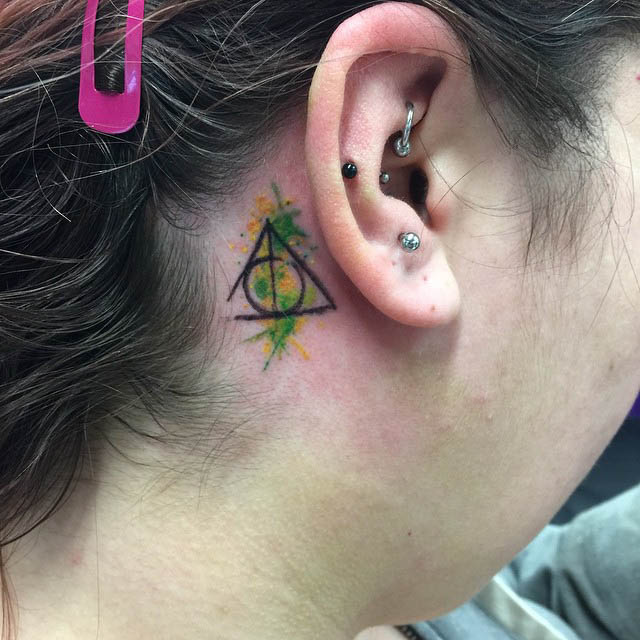 Deathly Hallows Symbol Tattoo