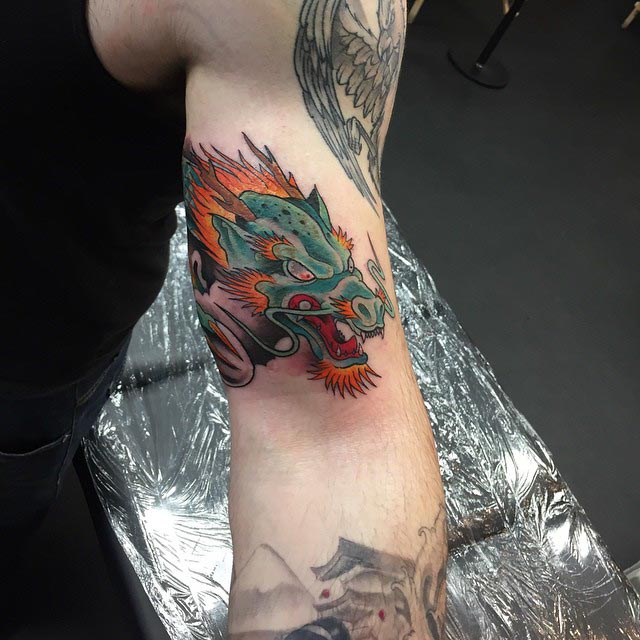 Dragon Bicep Tattoo Best Tattoo Ideas Gallery