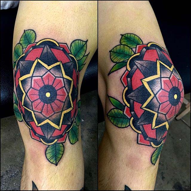 Knee Tattoos Designs