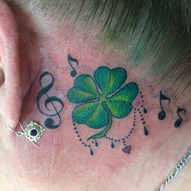 Lucky Clover Tattoo