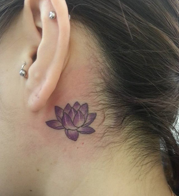 Purple Lotus Tattoo