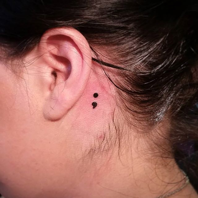 Semicolon Tattoo