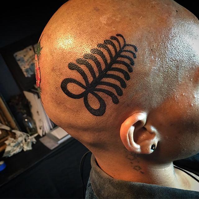 Tribal Tattoo Head