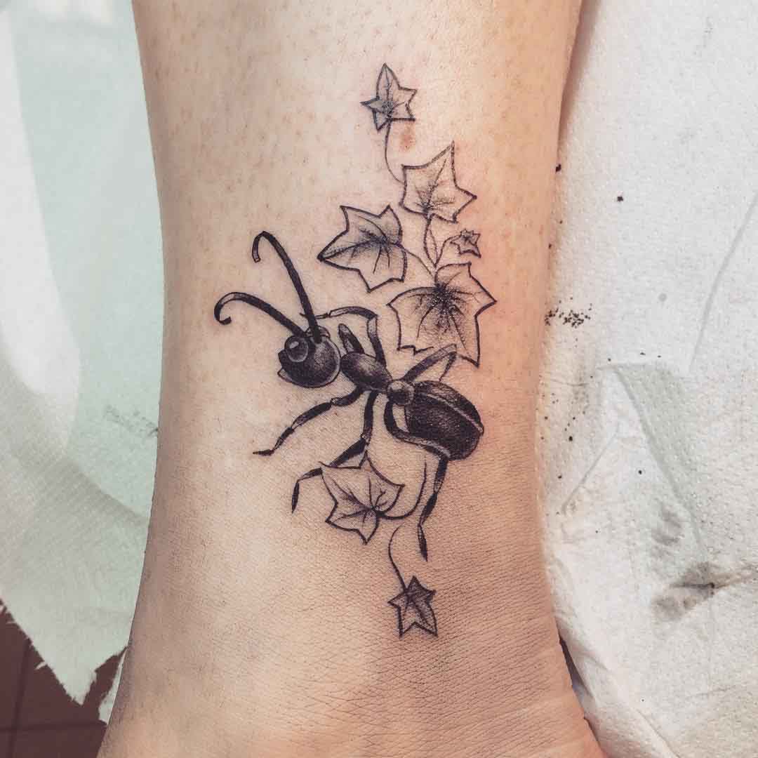 Ant Tattoo by blondie_bearskin