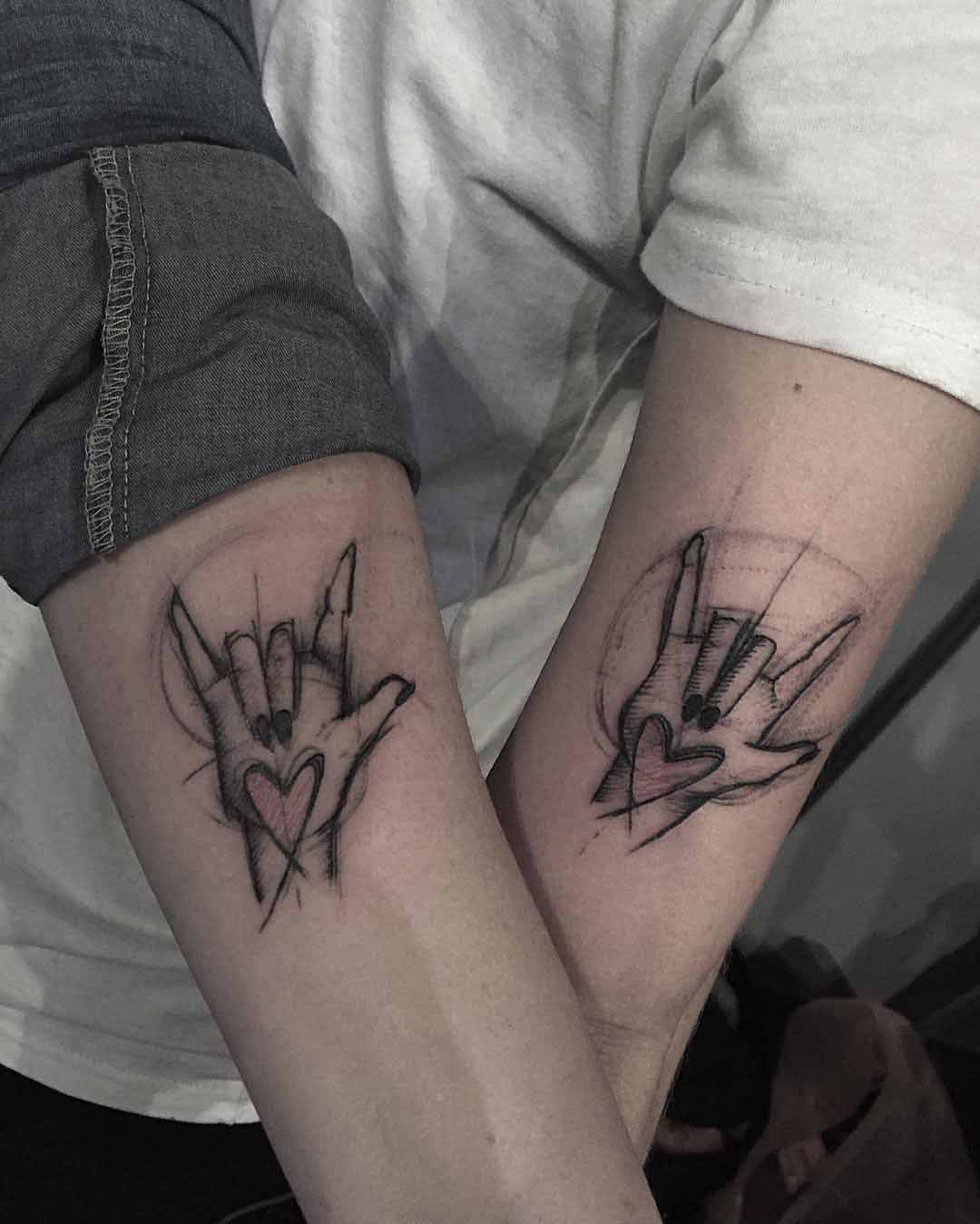 couple tattoos rockin'