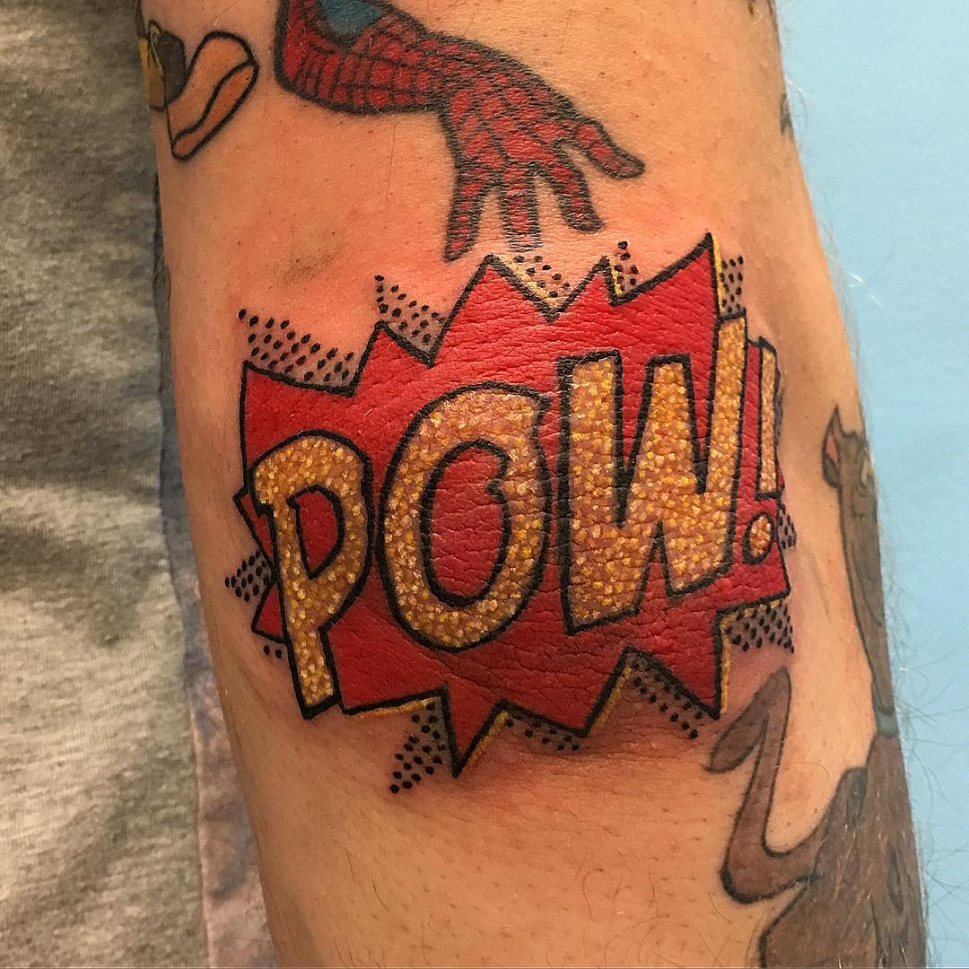 Elbow Tattoo POW by nina_palagonia_