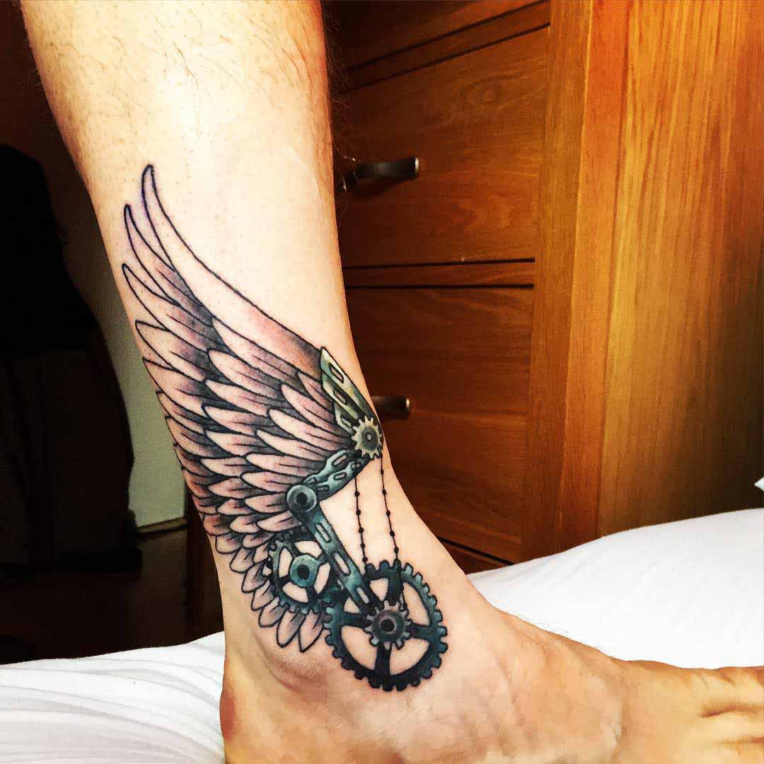 Inner Ankle Tattoo