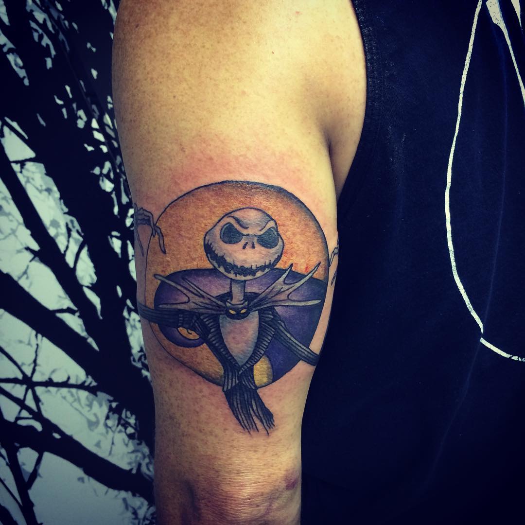 Jack Skellington Tattoo on Tricep