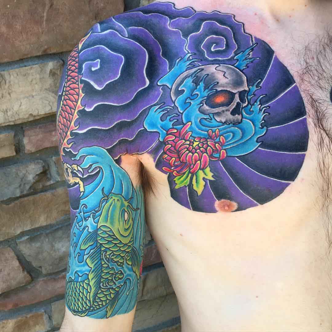 Japanese Tattoo Half Sleeve by trevv127