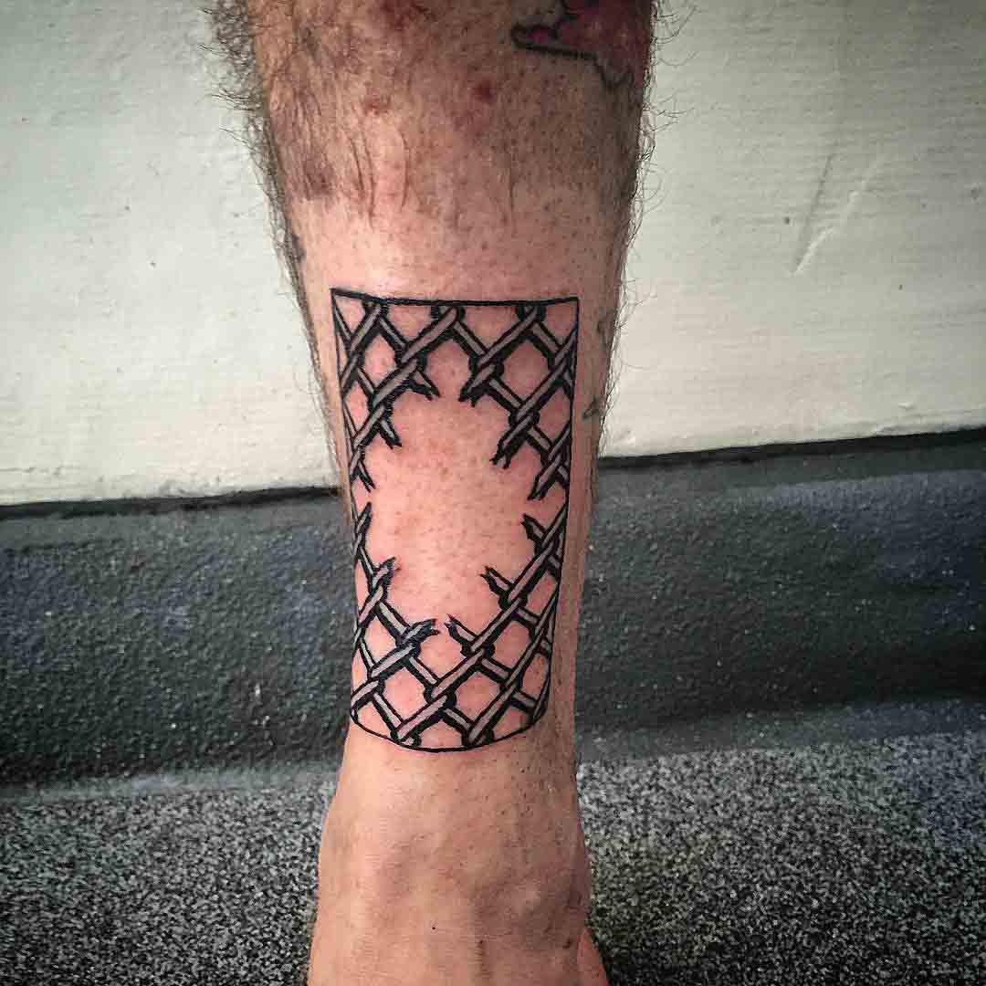 Lower Shin Tattoo by calmdowncolin