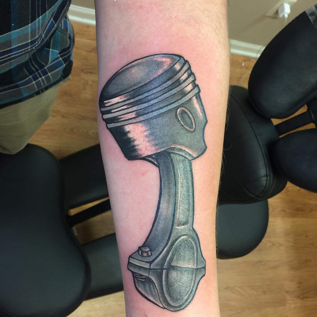 Piston Arm Tattoo by allen6034