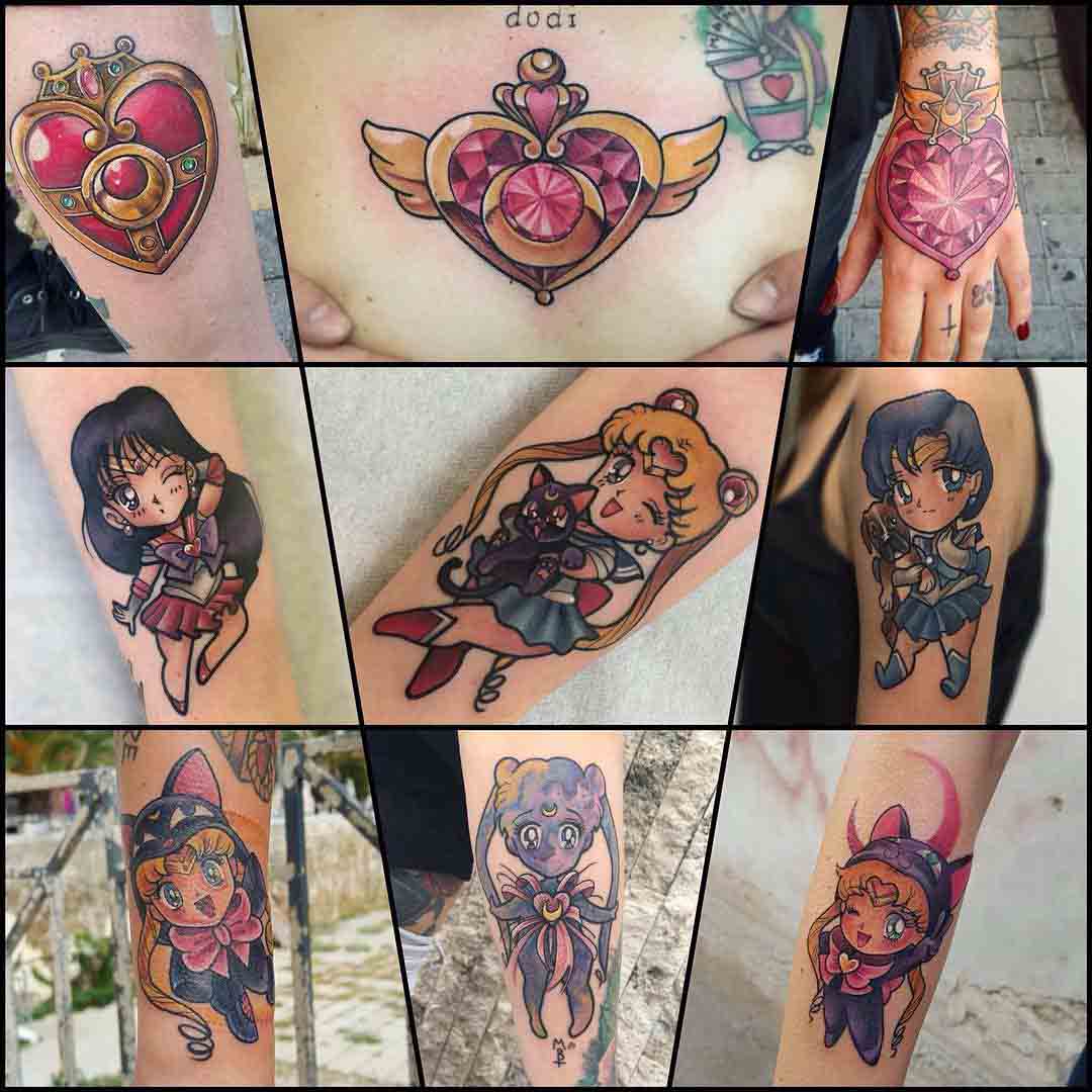 sailor moon tattoos