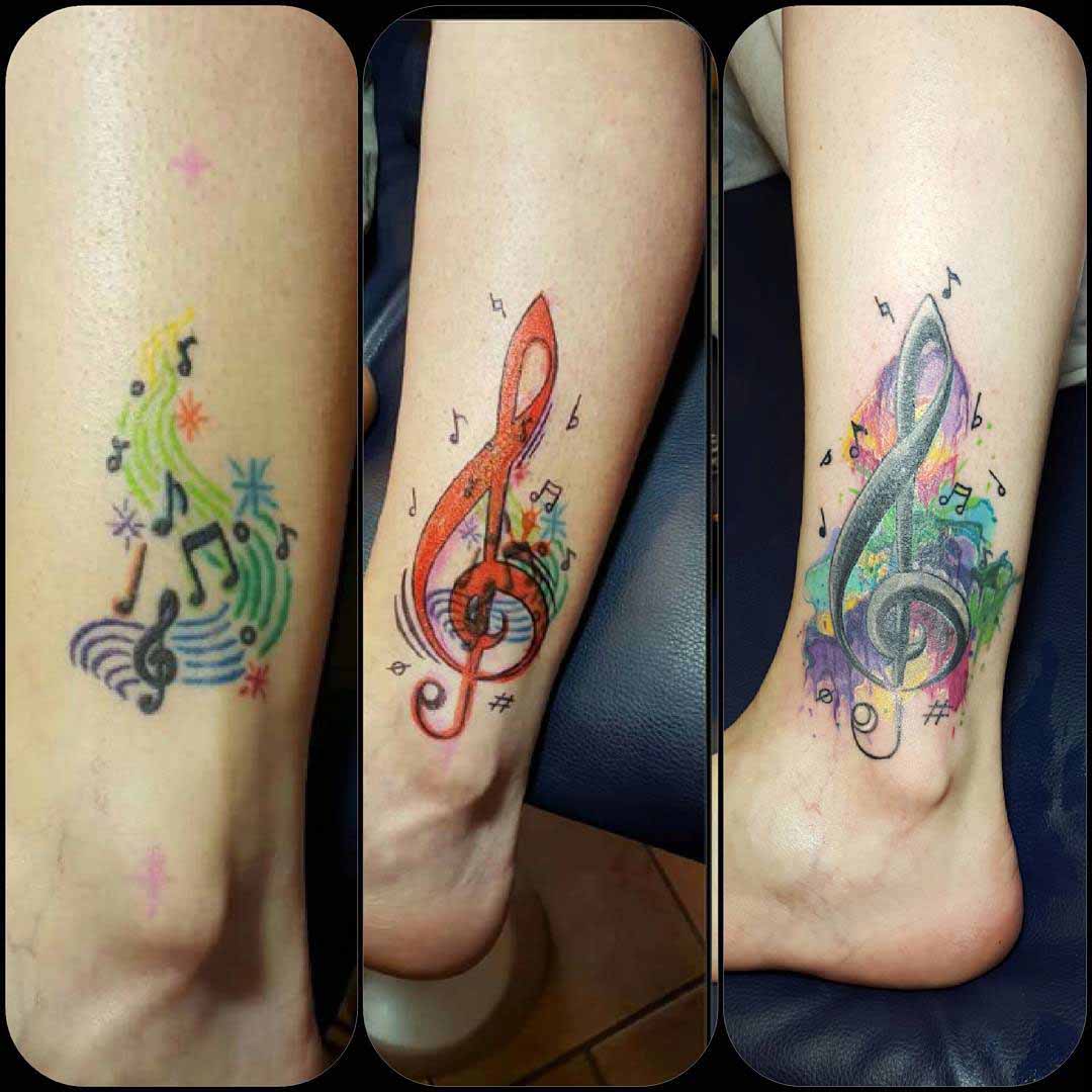 Treble Clef Tattoo Design by mark_hodge_alteregotattoos