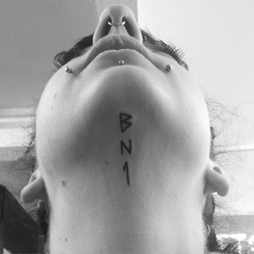 Under Chin Tattos Runes by european.son.420