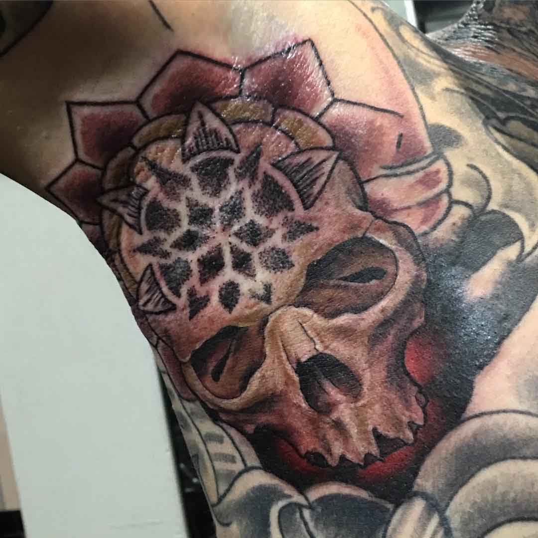 Evil Skull Tattoo