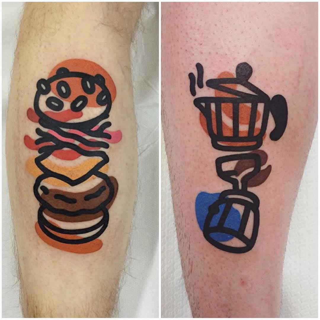 tattoos of food