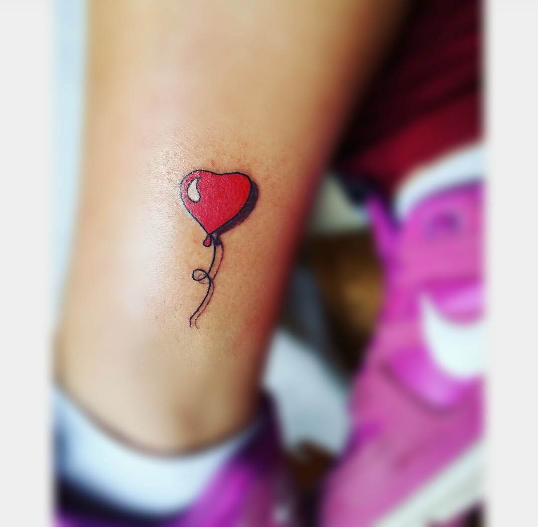 small tattoo balloon