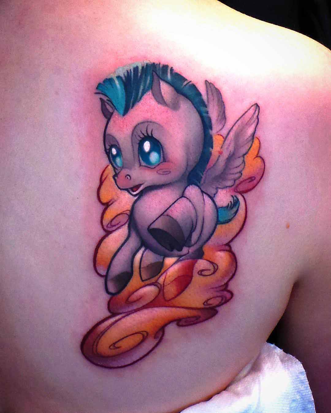 hercules baby pegasus tattoo