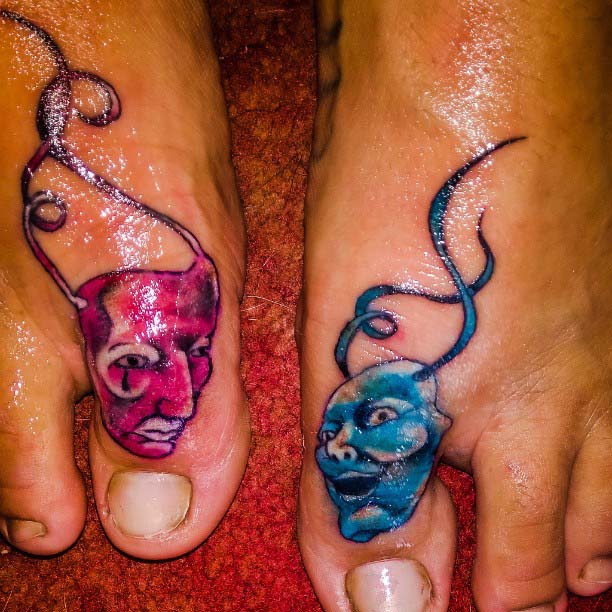 Big Toe Tattoo Designs