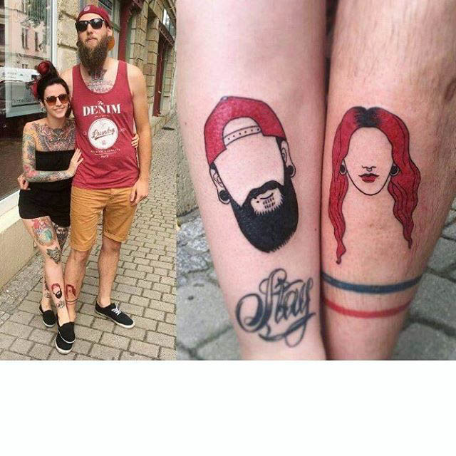 cool couple tattoos