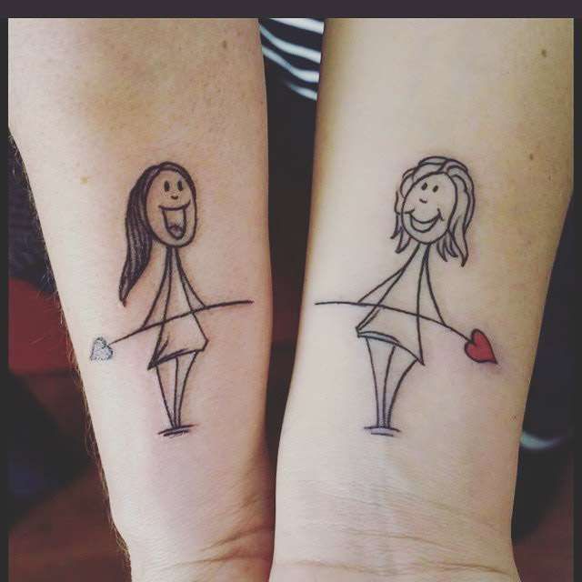 Cute Sister Tattoos