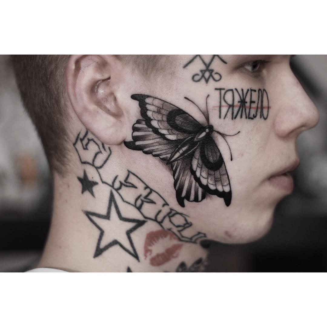 Facial Tattoos by JohnBrass